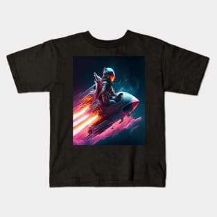 The rocket boy Kids T-Shirt